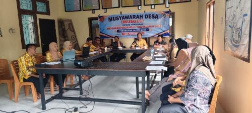MUSDES TENTANG RANCANGAN ANGGARAN PENDAPATAN DAN BELANJA DESA (APBDES) PERUBAHAN TAHUN 2026